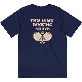 Pickleball Short Sleeve Performance Tee - This Is My Dinking Shirt