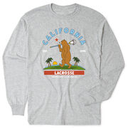 Guys Lacrosse Tshirt Long Sleeve - California Lacrosse