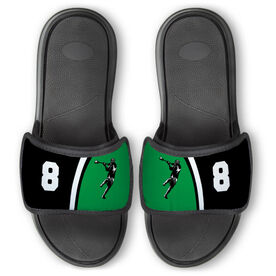 Guys Lacrosse Repwell&reg; Slide Sandals - Personalized Jumpshot