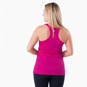 Women's Racerback Performance Tank Top - Super Mother Runner