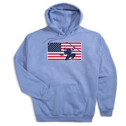 Hockey Hooded Sweatshirt - Patriotic Hockey