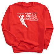 Cheerleading Crewneck Sweatshirt - Cheer Proud