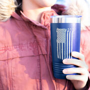 Hockey 20 oz. Double Insulated Tumbler - Flag