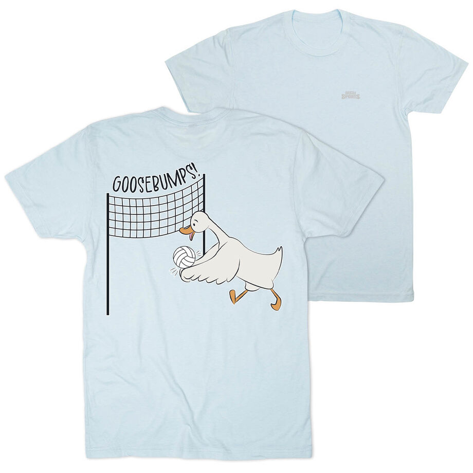 Volleyball Short Sleeve T-Shirt - Goosebumps (Back Design)