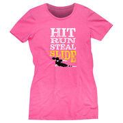 Softball Women's Everyday Tee - Hit Run Steal Slide