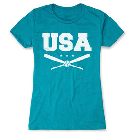 Baseball Women's Everyday Tee - USA Baseball