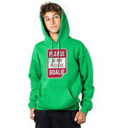Hockey Hooded Sweatshirt - Don't Feed The Goalie