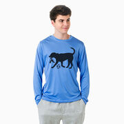 Soccer Long Sleeve Performance Tee - Spot The Soccer Dog