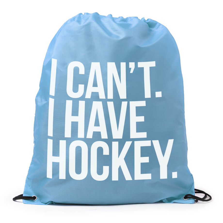 Hockey Sport Pack Cinch Sack - I Can't. I Have Hockey