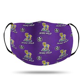 Seams Wild Soccer Face Mask - Lionardo (Pattern)