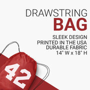 Personalized Drawstring Backpack - Team Number