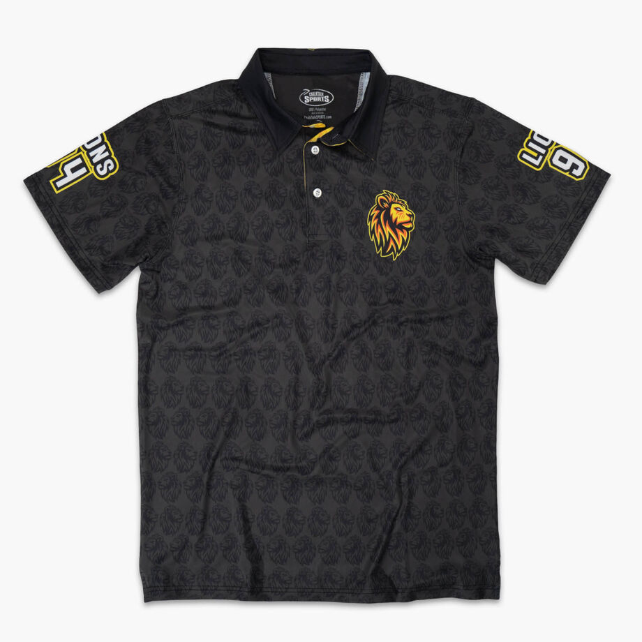 Custom Team Short Sleeve Polo Shirt - Soccer Logo