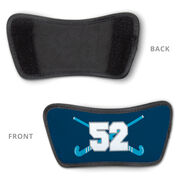 Field Hockey Repwell&reg; Slide Sandals - Crossed Field Hockey Sticks with Numbers