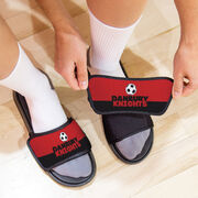 Soccer Repwell&reg; Sandal Straps - Team Name Colorblock