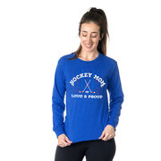 Hockey Tshirt Long Sleeve - Loud and Proud Hockey Mom