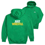 Wrestling Hooded Sweatshirt - Just Wrestle (Back Design)