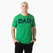 Baseball T-Shirt Short Sleeve - Baseball Dad Silhouette