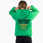 Basketball Hooded Sweatshirt - Nothing But Net (Back Design)