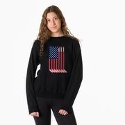 Hockey Crewneck Sweatshirt - American Flag