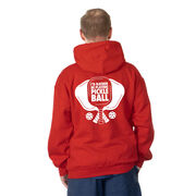 Pickleball Hooded Sweatshirt - I'd Rather Be Playing Pickleball (Back Design)