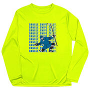 Hockey Long Sleeve Performance Tee - Dangle Snipe Celly Player