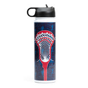 Guys Lacrosse Water Bottle - Lacrosse Stick