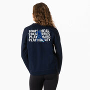 Hockey Crewneck Sweatshirt - Bones Heal Hockey (Back Design)