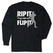 Baseball Tshirt Long Sleeve - Rip It Flip It