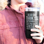 Girls Lacrosse 20 oz. Double Insulated Tumbler - Dear Dad