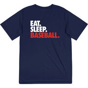 Baseball Short Sleeve Performance Tee - Eat. Sleep. Baseball.