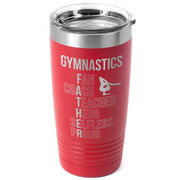 Gymnastics 20 oz. Double Insulated Tumbler - Gymnastics Father Words