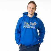 Pickleball Hooded Sweatshirt - Eat. Sleep. Pickleball