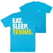 Tennis Short Sleeve T-Shirt - Eat. Sleep. Tennis. (Back Design)