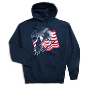 Baseball Hooded Sweatshirt - Baseball Eagle