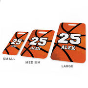 Basketball Bag/Luggage Tag - Personalized Texture Name And Number