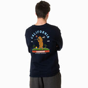 Guys Lacrosse Crewneck Sweatshirt - California Lacrosse (Back Design)