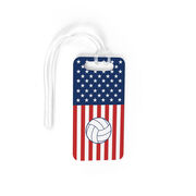 Volleyball Bag/Luggage Tag - USA Girl