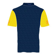 Custom Team Short Sleeve Polo Shirt - Baseball Pattern Color Block