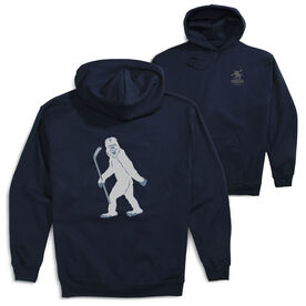 Hockey Hooded Sweatshirt - Yeti (Back Design)