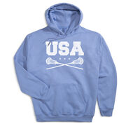 Guys Lacrosse Hooded Sweatshirt - USA Lacrosse
