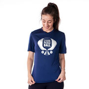 Pickleball Short Sleeve Performance Tee - I'd Rather Be Playing Pickleball