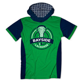 Custom Team Lightweight Short Sleeve ShieldDri Hoodie - Girls Lacrosse