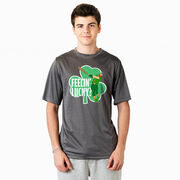 Baseball Short Sleeve Performance Tee - Feelin' Lucky Baseball