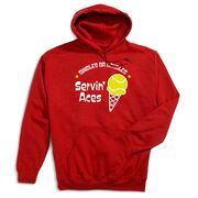 Tennis Hooded Sweatshirt - Servin' Aces