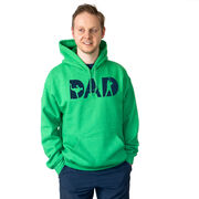 Baseball Hooded Sweatshirt - Baseball Dad Silhouette