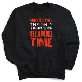 Wrestling Crewneck Sweatshirt - Blood Time