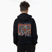 Hockey Hooded Sweatshirt - Goal Buster (Back Design)
