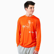 Soccer Long Sleeve Performance Tee - Santa Player