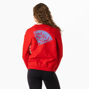 Softball Crewneck Sweatshirt - Good Girls Steal (Back Design)