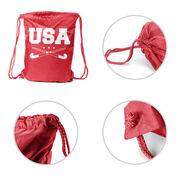 Field Hockey Drawstring Backpack - USA Field Hockey
